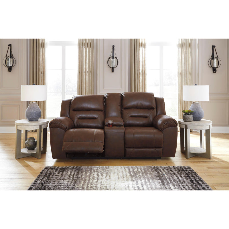 Signature Design by Ashley Stoneland 39904U1 2 pc Reclining Living Room Set IMAGE 3