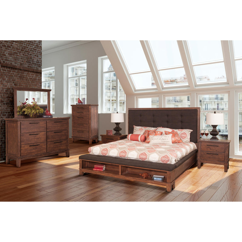 New Classic Furniture Cagney B594 7 pc Queen Panel Bedroom Set IMAGE 1