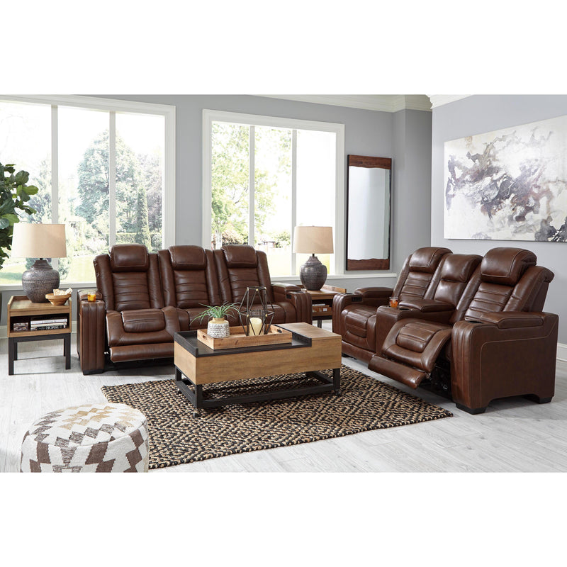 Signature Design by Ashley Backtrack U28004U1 2 pc Power Reclining Living Room Set IMAGE 1