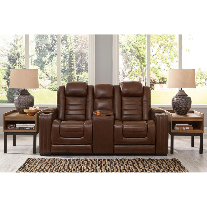 Signature Design by Ashley Backtrack U28004U1 2 pc Power Reclining Living Room Set IMAGE 4