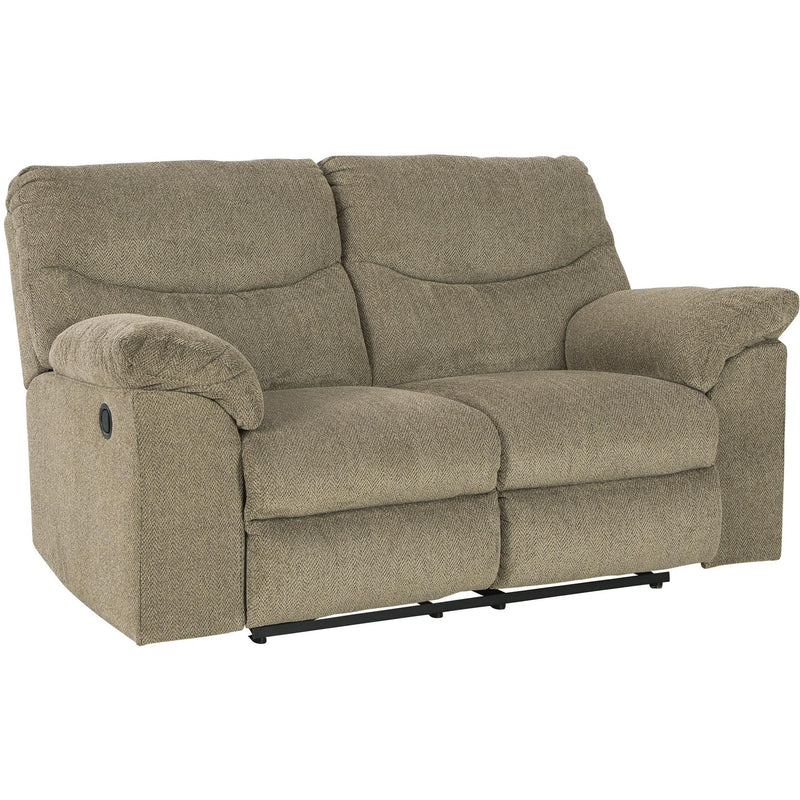 Signature Design by Ashley Alphons 28202U1 2 pc Reclining Living Room Set IMAGE 4