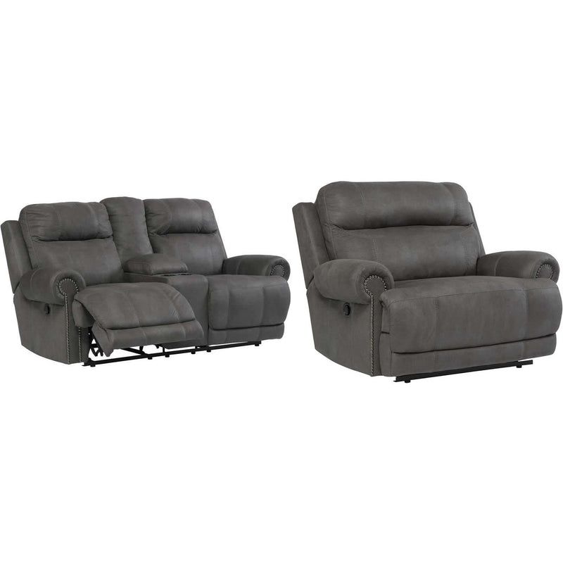 Signature Design by Ashley Austere 38401U4 2 pc Reclining Living Room Set IMAGE 1