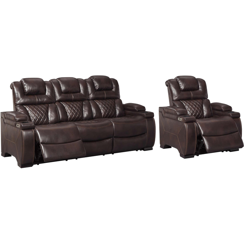 Signature Design by Ashley Warnerton 75407U1 2 pc Power Reclining Living Room Set IMAGE 1