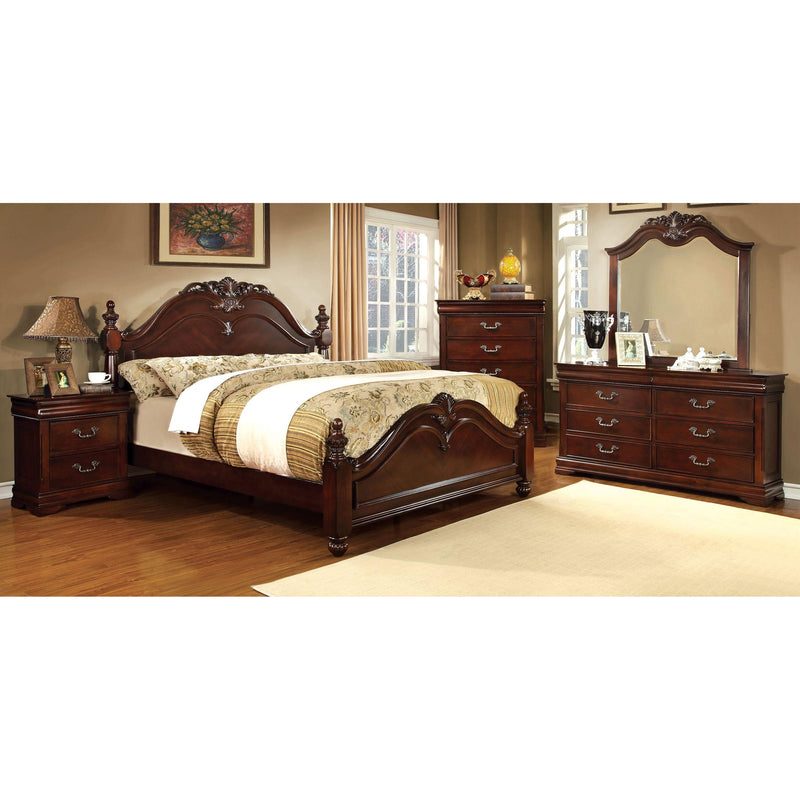 Furniture of America Mandura California King Poster Bed CM7260CK-BED IMAGE 5