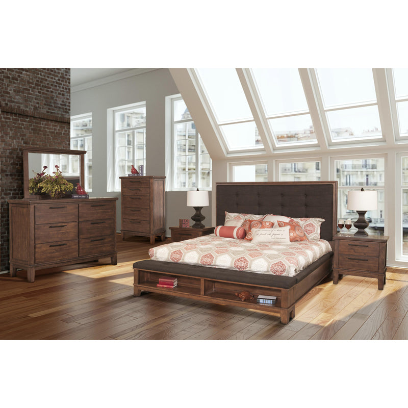 New Classic Furniture Cagney King Upholstered Panel Bed with Storage B594-110/B594-120/B594-330 IMAGE 7