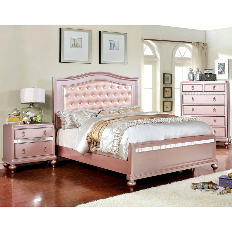 Furniture of America Ariston Twin Panel Bed CM7171RG-T-BED IMAGE 3