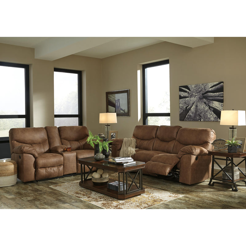 Signature Design by Ashley Boxberg Reclining Leather Look Loveseat 3380294 IMAGE 12