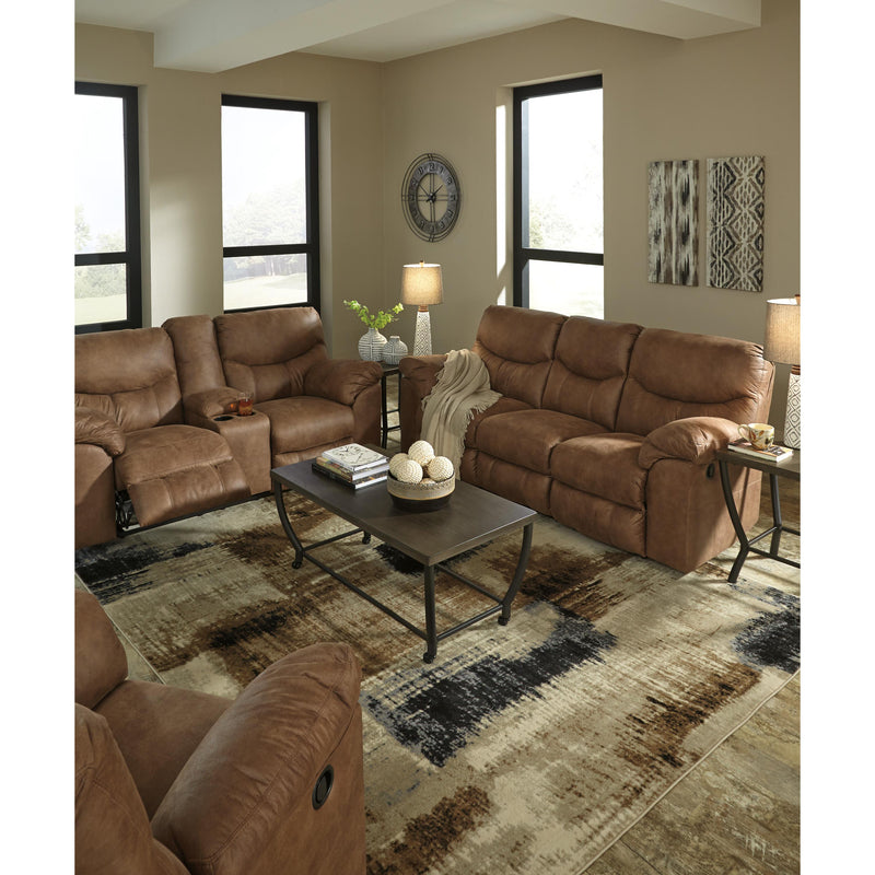 Signature Design by Ashley Boxberg Reclining Leather Look Loveseat 3380294 IMAGE 8