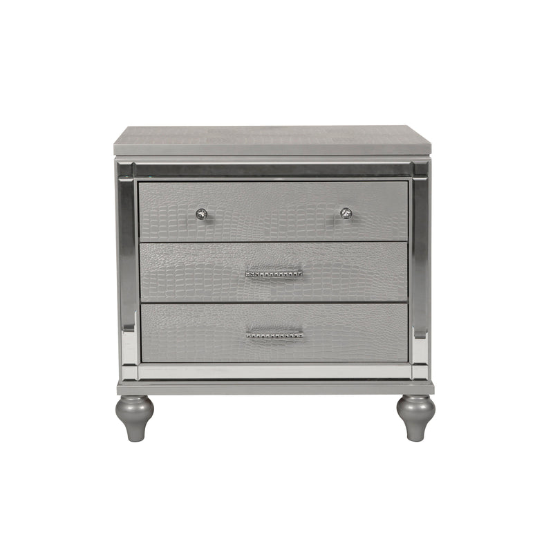 New Classic Furniture Valentino 3-Drawer Nightstand BA9698S-040 IMAGE 1