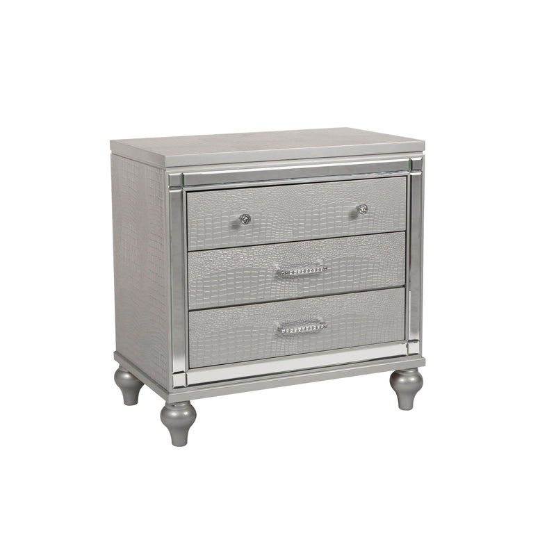 New Classic Furniture Valentino 3-Drawer Nightstand BA9698S-040 IMAGE 2