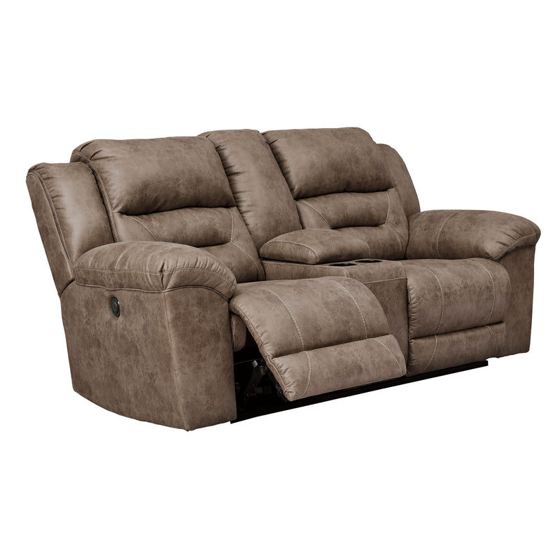 Signature Design by Ashley Stoneland Power Reclining Leather Look Loveseat 3990596 IMAGE 2