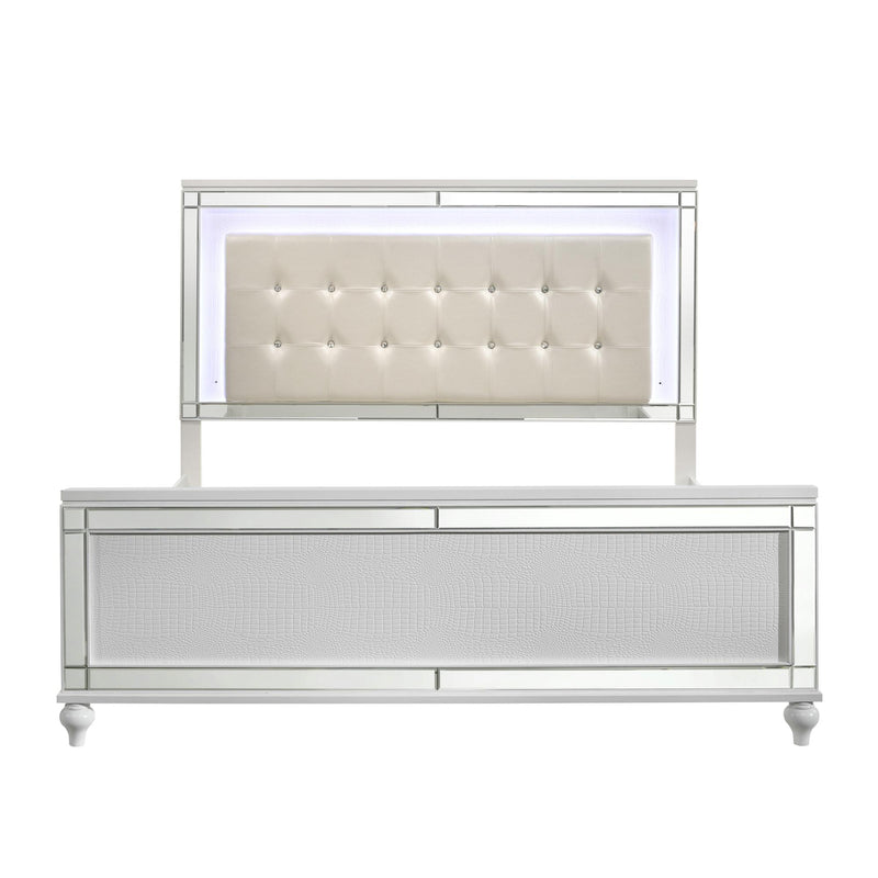 New Classic Furniture Valentino King Upholstered Panel Bed BA9698W-110/BA9698W-120/BA9698W-330 IMAGE 3