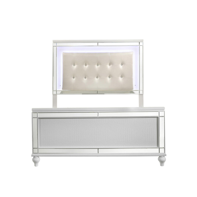 New Classic Furniture Valentino Twin Upholstered Panel Bed BA9698W-510/BA9698W-520/BA9698W-530 IMAGE 3