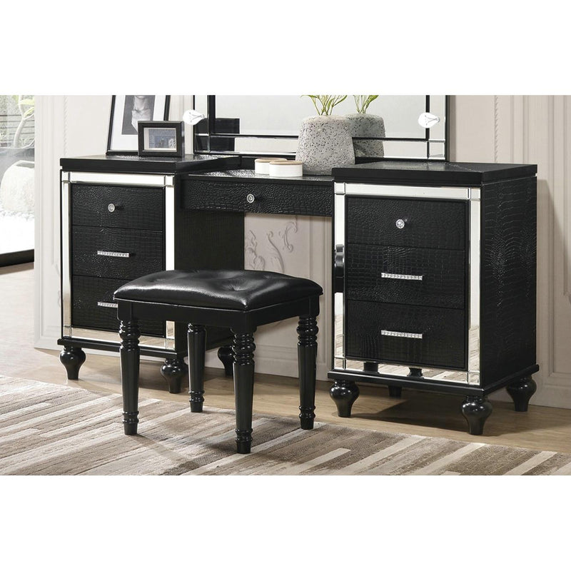 New Classic Furniture Valentino 7-Drawer Vanity Table BA9698B-090 IMAGE 1