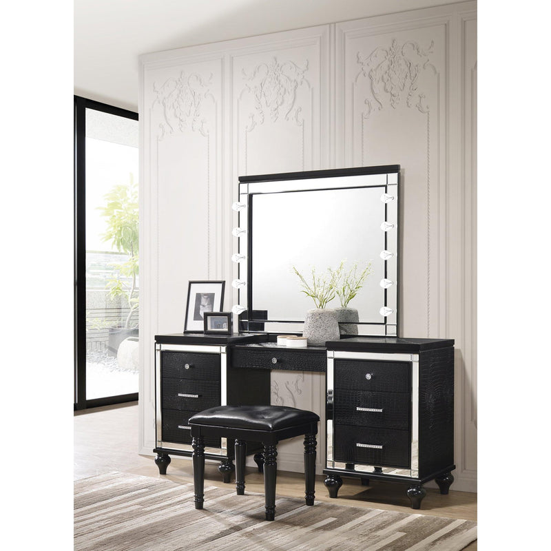 New Classic Furniture Valentino 7-Drawer Vanity Table BA9698B-090 IMAGE 2