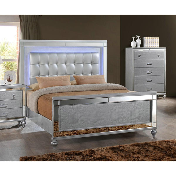 New Classic Furniture Valentino Twin Upholstered Panel Bed BA9698S-510/BA9698S-520/BA9698S-530 IMAGE 1