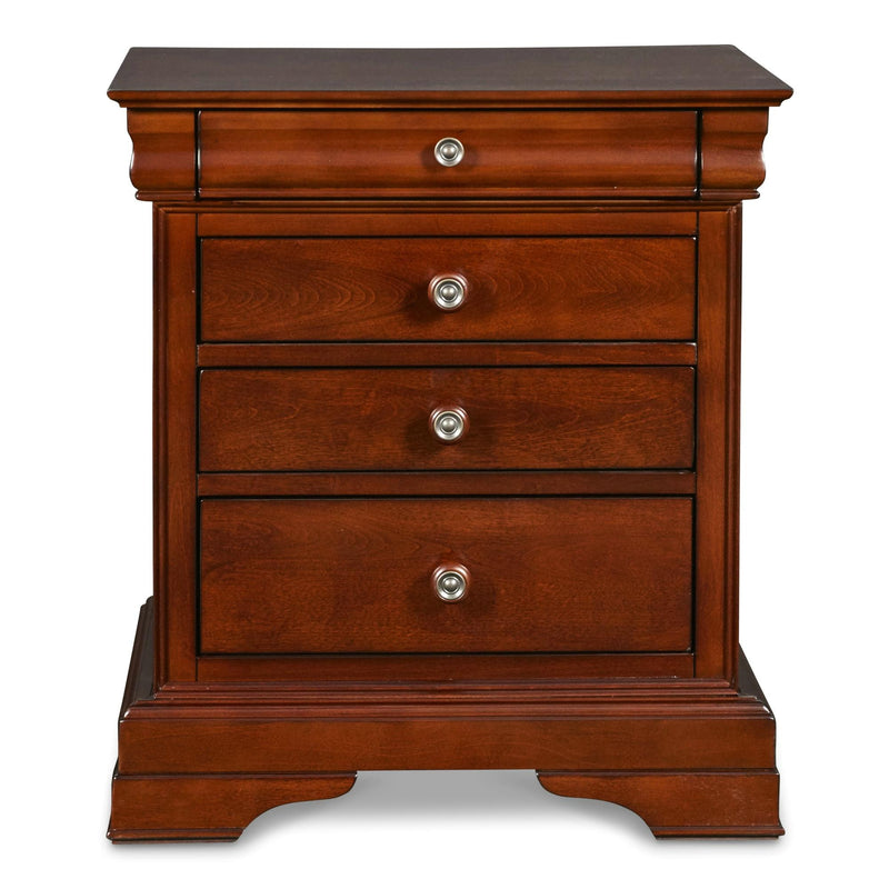 New Classic Furniture Versailles 4-Drawer Nightstand BH1040-040 IMAGE 1