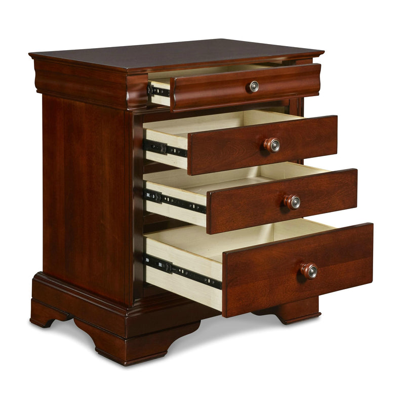 New Classic Furniture Versailles 4-Drawer Nightstand BH1040-040 IMAGE 3