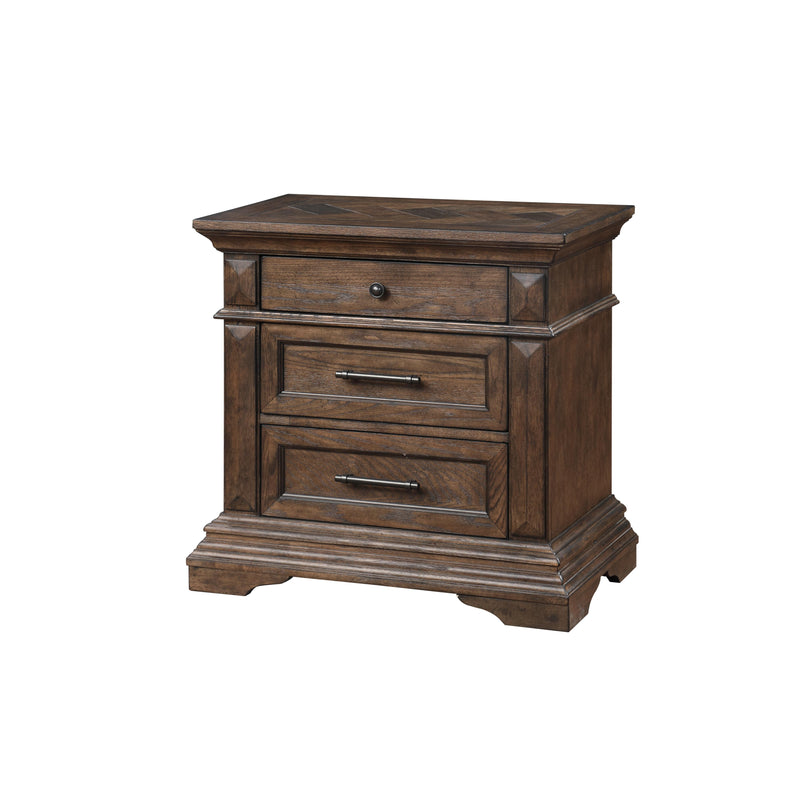 New Classic Furniture Mar Vista 3-Drawer Nightstand B658-040 IMAGE 2