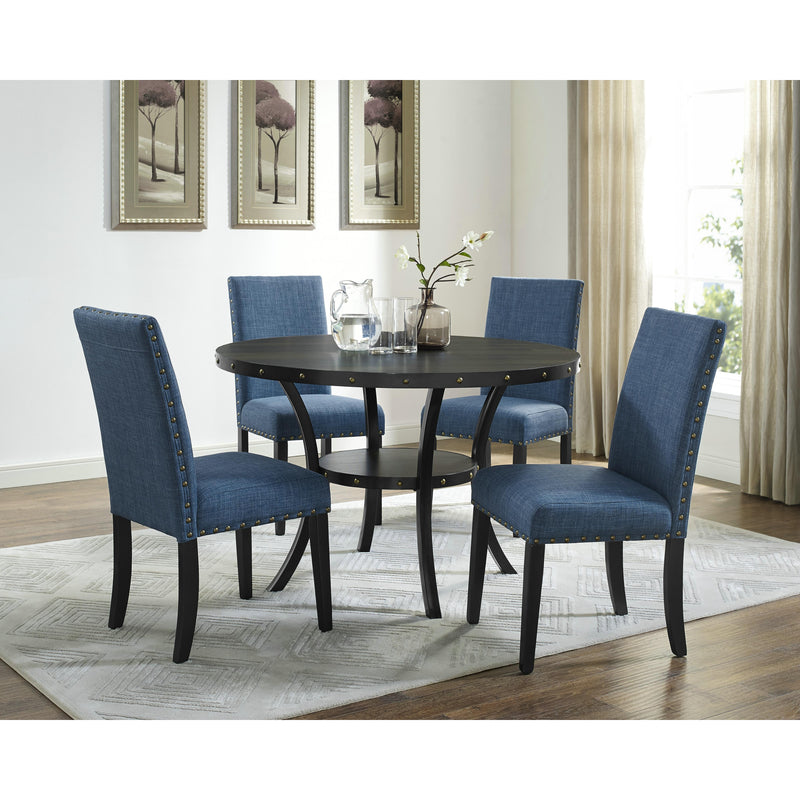 New Classic Furniture Round Crispin Dining Table D162G-DT-GRY IMAGE 4