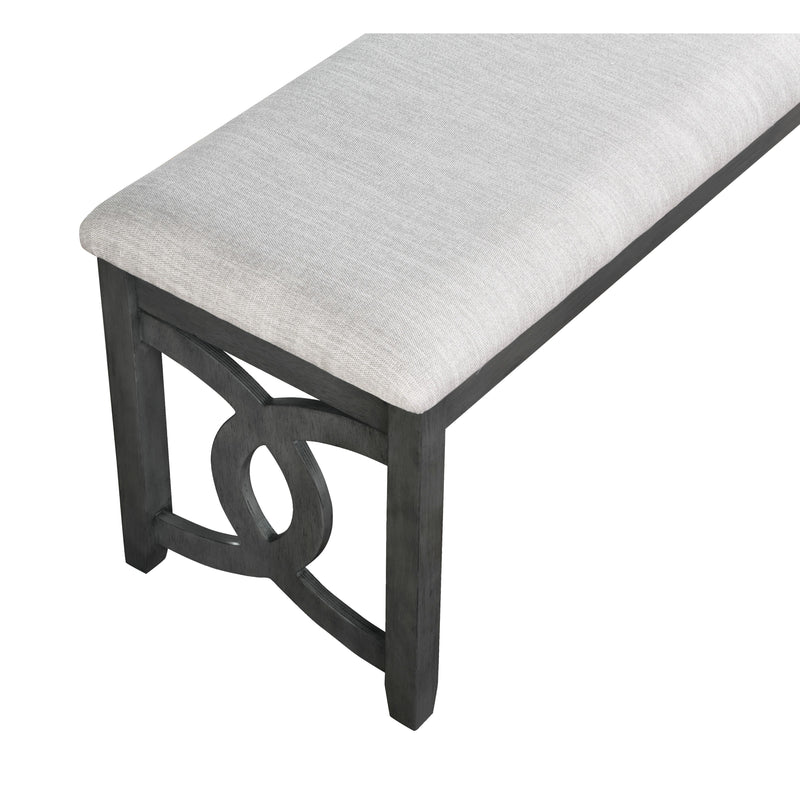 New Classic Furniture Gia Bench D1701-25-GRY IMAGE 3