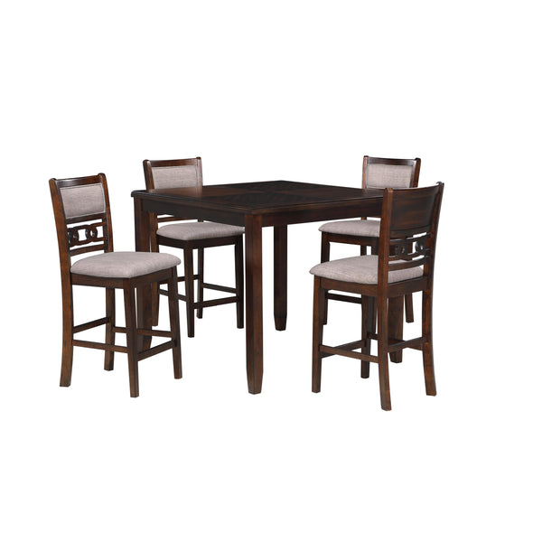 New Classic Furniture Gia 5 pc Counter Height Dinette D1701-542-CHY IMAGE 1