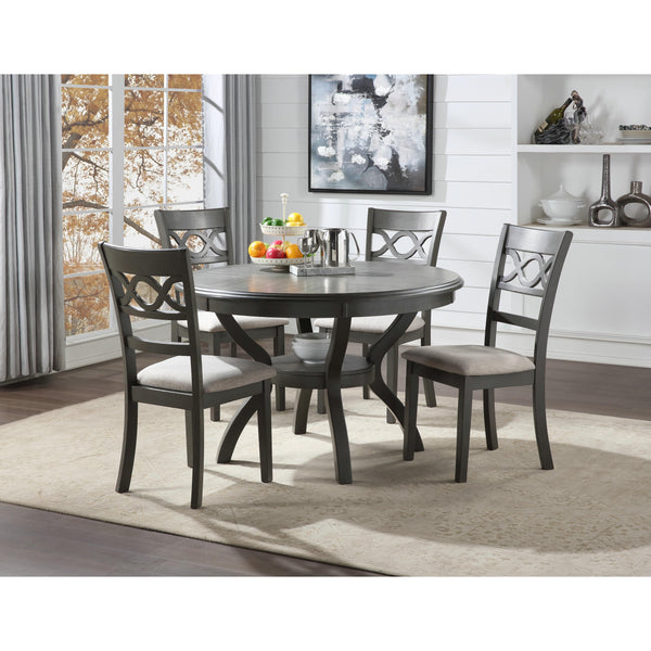 New Classic Furniture Cori 5 pc Counter Height Dinette D1719-52S-GRY IMAGE 1