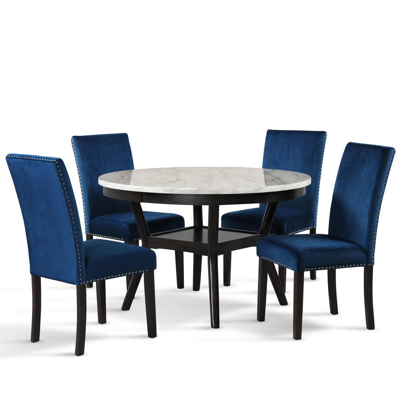 New Classic Furniture Celeste Dining Chair D400-20-BLU IMAGE 6