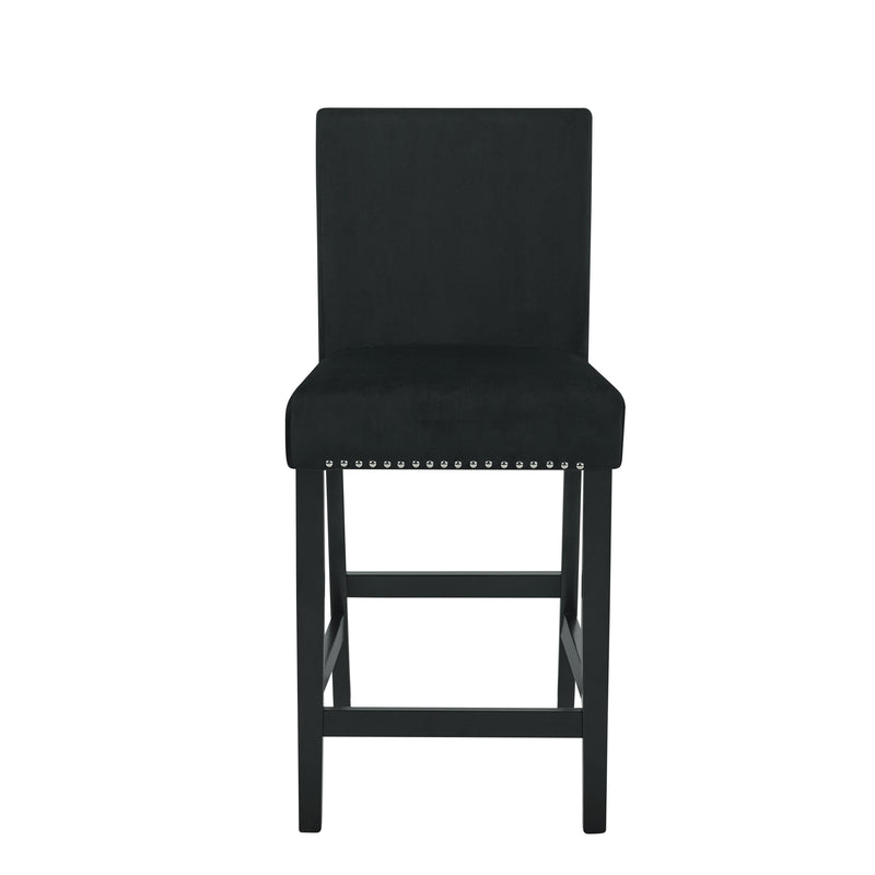 New Classic Furniture Celeste 5 pc Counter Height Dinette D400-52S-BLK IMAGE 4