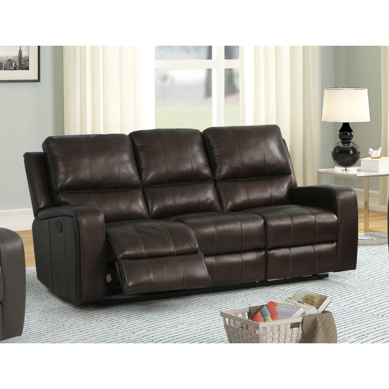 New Classic Furniture Linton Reclining Leather Sofa L1721-30-LDB IMAGE 1