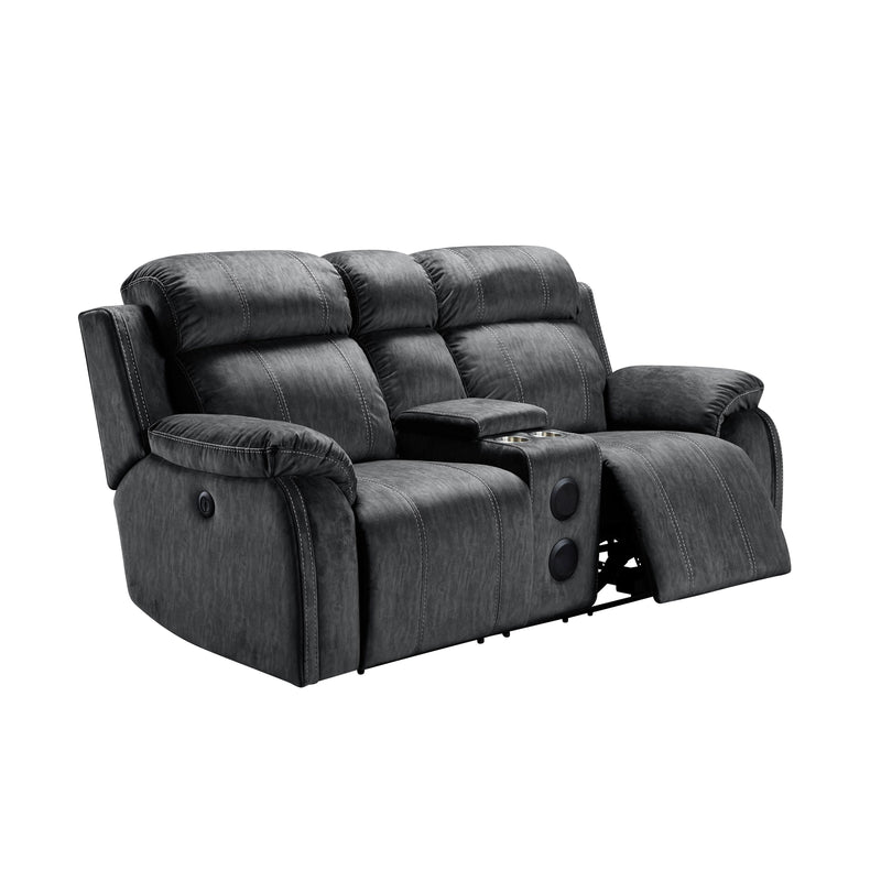 New Classic Furniture Tango Reclining Fabric Loveseat U396-25-SHW IMAGE 2