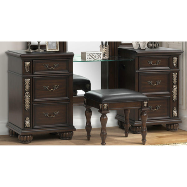 New Classic Furniture Maximus 6-Drawer Vanity Table B1754-090 IMAGE 1