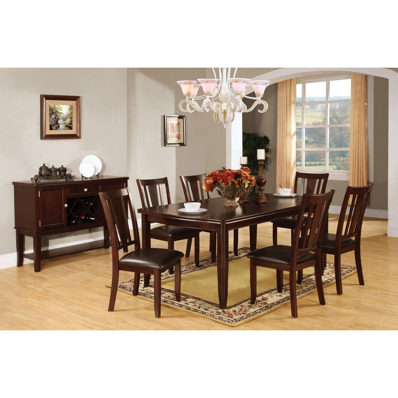 Furniture of America Square Edgewood Counter Height Dining Table CM3336PT IMAGE 2