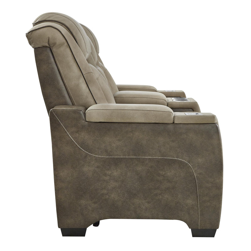 Signature Design by Ashley Next-Gen DuraPella Power Reclining Leather Look Loveseat 2200318 IMAGE 3