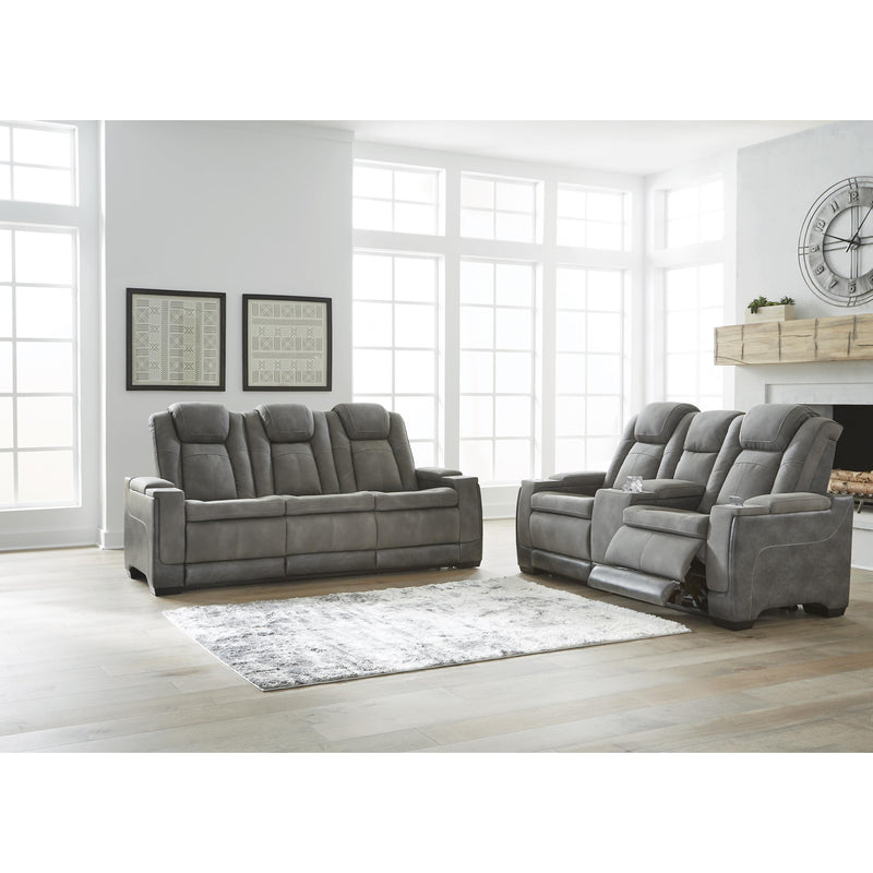 Signature Design by Ashley Next-Gen DuraPella Power Reclining Leather Look Loveseat 2200418 IMAGE 10