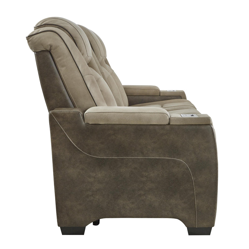 Signature Design by Ashley Next-Gen DuraPella Power Reclining Leather Look Sofa 2200315 IMAGE 3