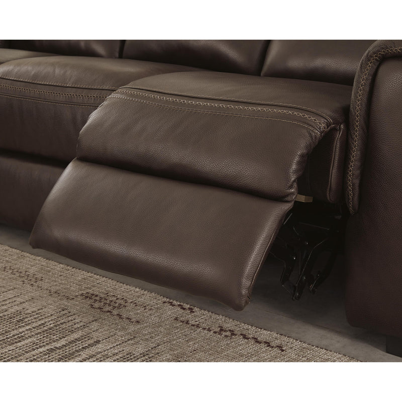 Signature Design by Ashley Alessandro Power Reclining Leather Match Loveseat U2550218 IMAGE 9