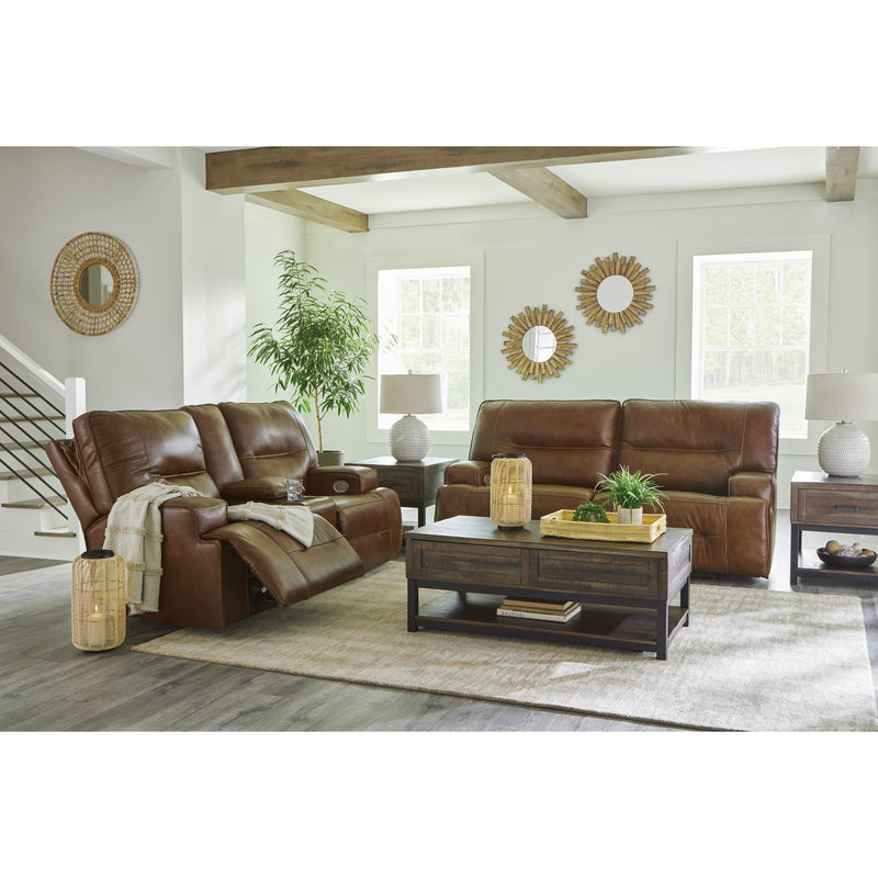 Signature Design by Ashley Francesca Power Reclining Leather Match Sofa U2570547 IMAGE 9