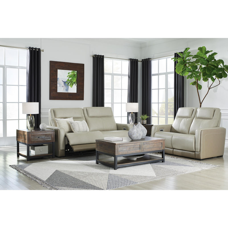 Signature Design by Ashley Battleville Power Reclining Leather Match Sofa U3070547 IMAGE 11