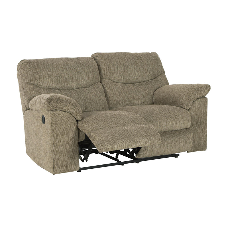 Signature Design by Ashley Alphons Reclining Fabric Loveseat 2820286 IMAGE 2