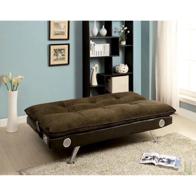 Furniture of America Gallagher Futon CM2675BR IMAGE 2