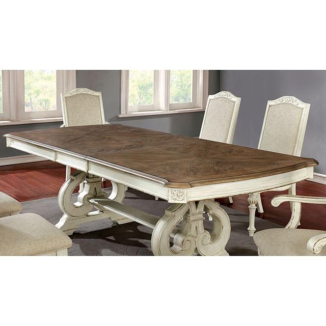 Furniture of America Arcadia Dining Table CM3150WH-T-TABLE IMAGE 4