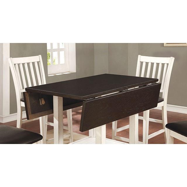 Furniture of America Square Raegan Counter Height Dining Table CM3197PT IMAGE 2