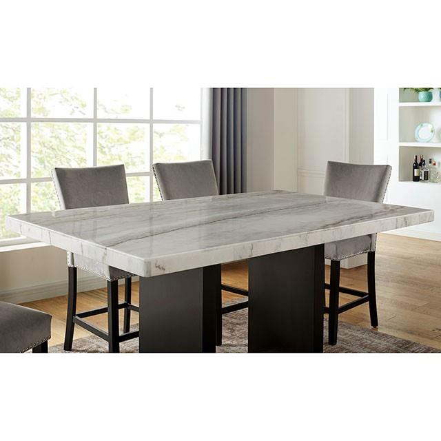 Furniture of America Kian Counter Height Dining Table CM3744PT-TABLE IMAGE 3