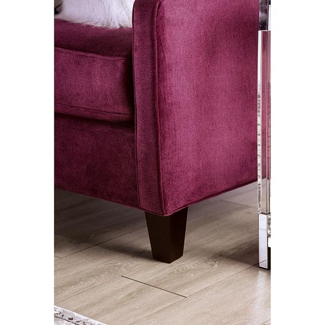 Furniture of America Jillian Stationary Fabric Loveseat SM8016-LV IMAGE 6