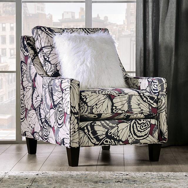 Furniture of America Jillian Stationary Fabric Loveseat SM8016-LV IMAGE 8