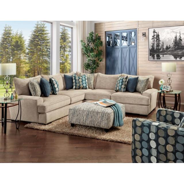 Furniture of America Eastleigh Fabric Sectional SM8187-SECT IMAGE 2