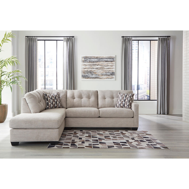 Signature Design by Ashley Mahoney Fabric Full Sleeper Sectional 3100416/3100483 IMAGE 2