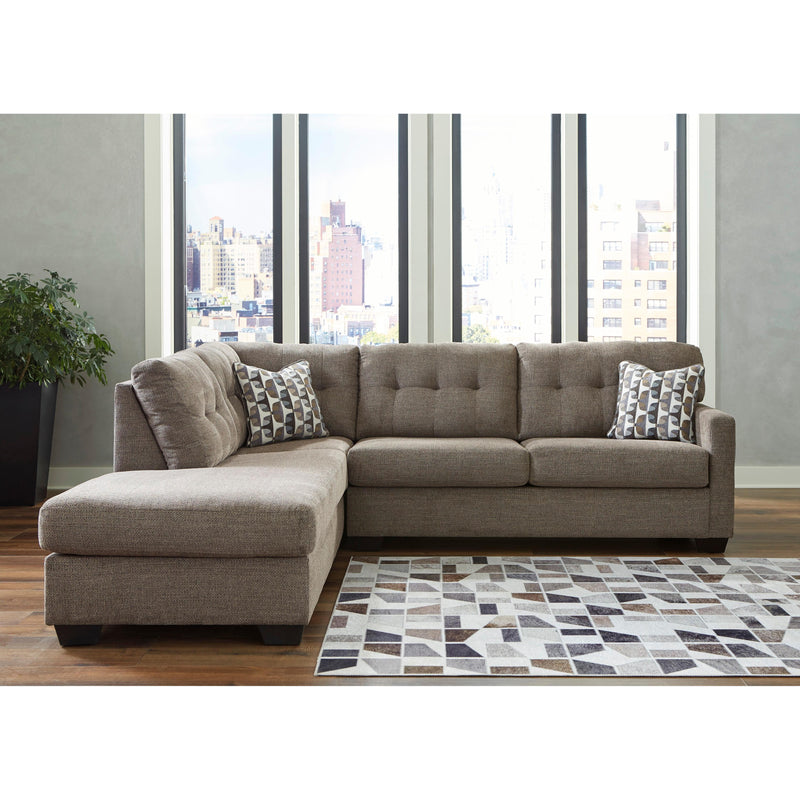 Signature Design by Ashley Mahoney Fabric Full Sleeper Sectional 3100516/3100583 IMAGE 3