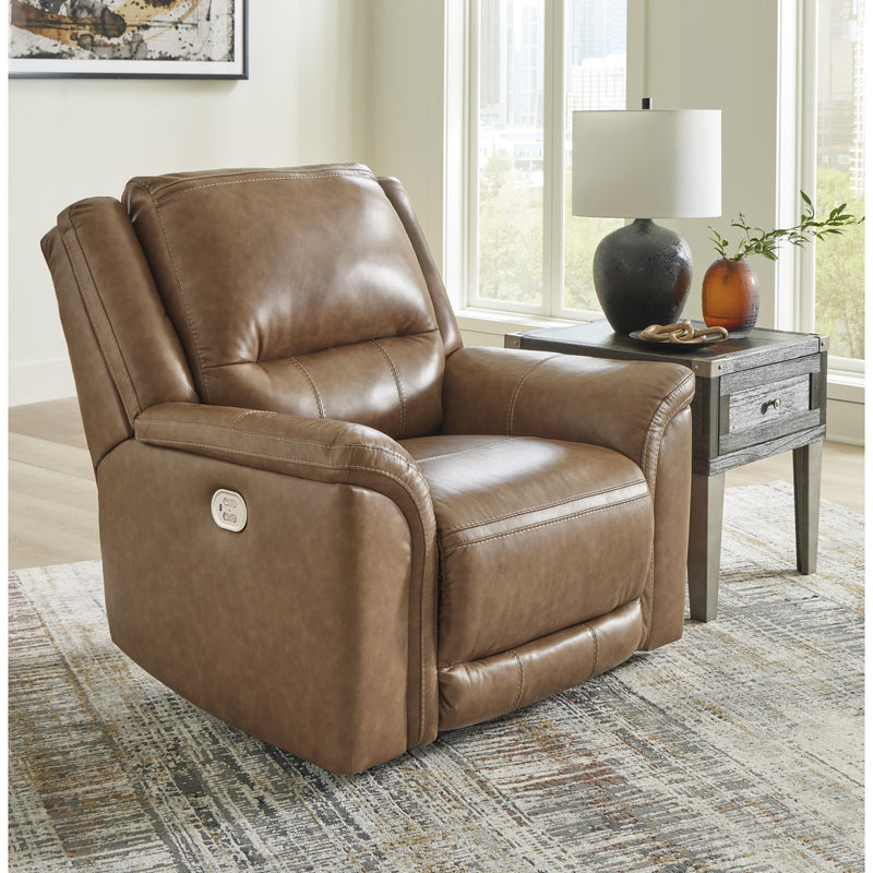 Signature Design by Ashley Trasimeno Power Leather Match Recliner U8281513 IMAGE 8